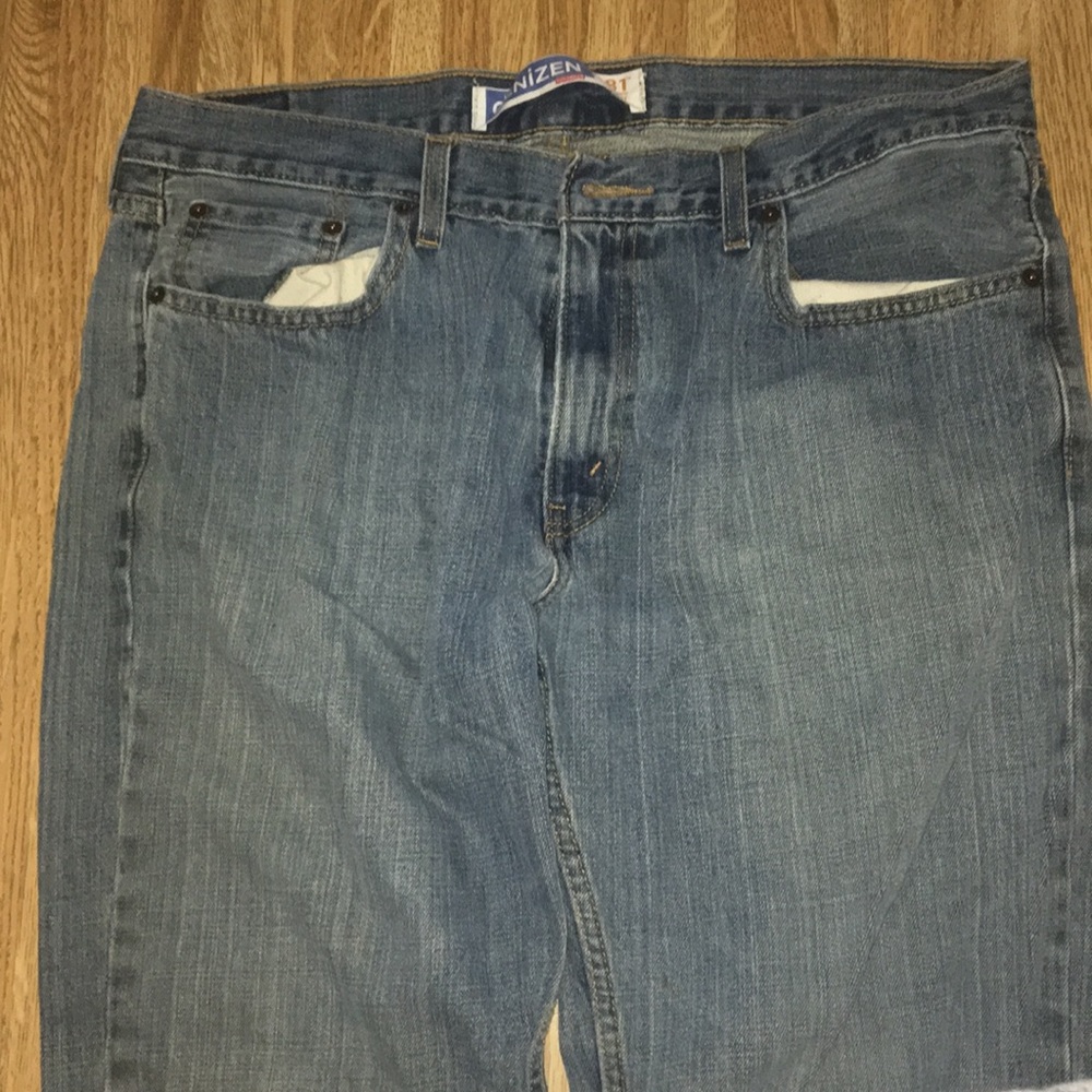 Denizen 281 Straight Fit Blue Jeans. Men’s.